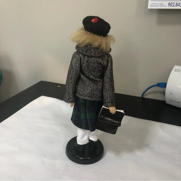 5/$25 
Vintage Caroler Christmas Hand Sewn  Clothing Holds Book Plastic Body10” - Picture 3 of 10